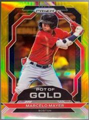 Marcelo Mayer [Gold] #PG4 Baseball Cards 2023 Panini Prizm Pot of Gold Prices