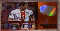 Robert Lewandowski [Red Prizm] Soccer Cards 2015 Panini Select National Pride Prices
