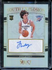 Josh Giddey Basketball Cards 2021 Panini Select Youth Explosion Signatures Prices