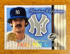 Ron Guidry Baseball Cards 2000 Fleer Greats Yankees Clippings Prices