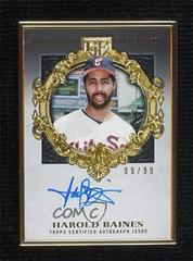 Harold Baines #HAFA-HBA Baseball Cards 2022 Topps Gilded Collection Gold Framed Hall of Famer Autographs Prices