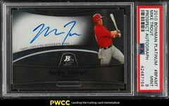 Mike Trout #BPAMT Baseball Cards 2010 Bowman Platinum Prospect Autograph Prices