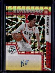 Keon Johnson [Choice Red Yellow] #RAM-KJS Basketball Cards 2021 Panini Mosaic Rookie Autographs Prices