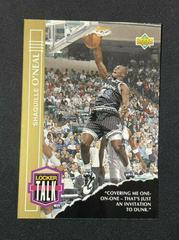 Shaquille O'Neal [Jumbo] Basketball Cards 1993 Upper Deck Locker Talk Prices