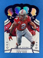 Chase Young [Blue] #2 Football Cards 2020 Panini Chronicles Draft Picks Crown Royale Prices