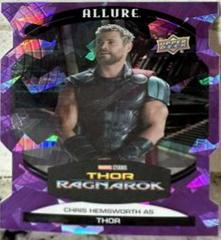 Chris Hemsworth as Thor [Purple Die Cut] #98 Marvel 2022 Allure Prices
