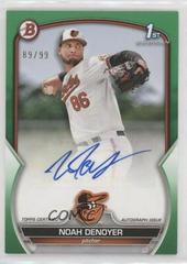 Noah Denoyer [Green] #PPA-ND Baseball Cards 2023 Bowman Paper Prospect Autographs Prices