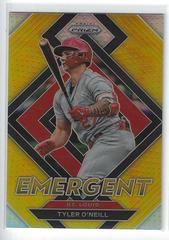 Tyler O'Neill [Gold Prizm] #E-10 Baseball Cards 2022 Panini Prizm Emergent Prices
