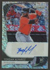 Yordan Alvarez [Shimmer] Baseball Cards 2020 Panini Prizm Rookie Autographs Prices