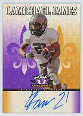 LaMichael James [Autograph Purple] Football Cards 2012 Leaf Valiant Prices