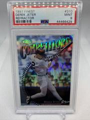 Derek Jeter [Refractor] #310 Baseball Cards 1997 Finest Prices