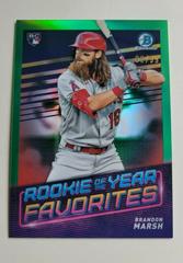 Brandon Marsh [Green] Baseball Cards 2022 Bowman Rookie of the Year Favorites Prices