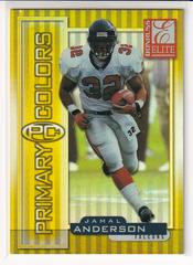 Jamal Anderson [Yellow] #5 Football Cards 1999 Panini Donruss Elite Primary Colors Prices