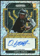 Oneil Cruz [Shimmer Prizm] #RA-OC Baseball Cards 2022 Panini Prizm Rookie Autographs Prices