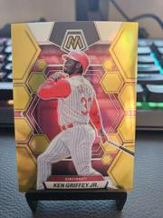 Ken Griffey Jr. [Gold] #10 Baseball Cards 2023 Panini Chronicles Mosaic Prices