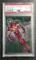 Iron Man [Silver] #7 Marvel 1994 Universe Powerblast Prices