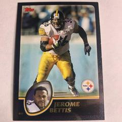 Jerome Bettis [Black] #14 Football Cards 2003 Topps Prices
