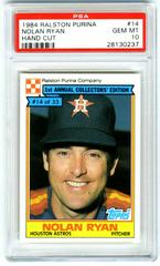Nolan Ryan [Proof Hand Cut] Baseball Cards 1984 Topps Prices