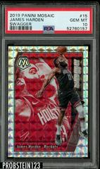 James Harden #15 Basketball Cards 2019 Panini Mosaic Swagger Prices