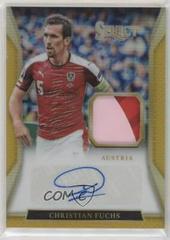 Christian Fuchs [Gold] #JA-CF Soccer Cards 2016 Panini Select Jersey Autographs Prices