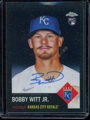 Bobby Witt Jr. [Refractor] #CBA-BWJ Baseball Cards 2022 Topps Chrome Black Autographs Prices