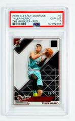 Tyler Herro [Red] Basketball Cards 2019 Panini Clearly Donruss the Rookies Prices