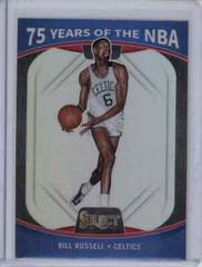 Bill Russell Basketball Cards 2021 Panini Select 75 Years of the NBA Prices