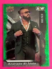 Andrade El Idolo [Green Pyro] #62 Wrestling Cards 2022 Upper Deck AEW Prices