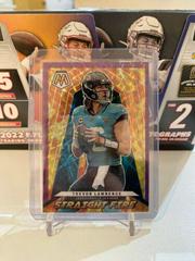 Trevor Lawrence [Purple] Football Cards 2022 Panini Mosaic Straight Fire Prices
