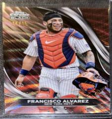 Francisco Alvarez [Rose Gold Wave Refractor] #2 Baseball Cards 2024 Topps Chrome Black Prices