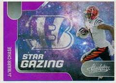 Ja'Marr Chase [Spectrum Purple] #SG-17 Football Cards 2022 Panini Absolute Star Gazing Prices