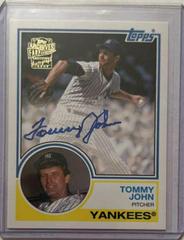 Tommy John Baseball Cards 2022 Topps Archives 1983 Fan Favorites Autographs Prices