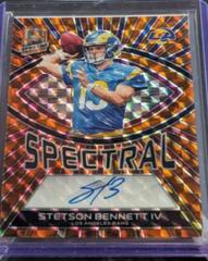 Stetson Bennett IV [Orange Neon] #2 Football Cards 2023 Panini Spectra Spectral Signature Prices