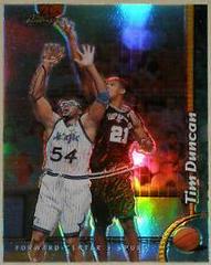 Tim Duncan [Non Protected Refractor] Basketball Cards 1998 Finest Prices