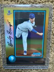 Brady Singer [Gold Refractor] Baseball Cards 2018 Bowman Chrome Draft 1998 20th Anniversary Prices