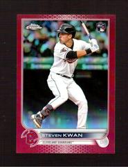 Steven Kwan [Red] Baseball Cards 2022 Topps Chrome Update Prices