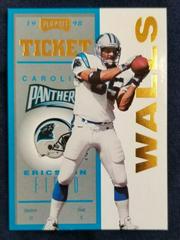 Wesley Walls [Gold] Football Cards 1998 Playoff Contenders Ticket Prices