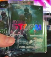 Anthony Richardson [Spectrum Purple] #BST-4 Football Cards 2023 Panini Absolute By Storm Prices
