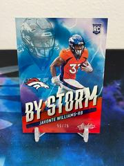 Javonte Williams [Orange] #BST-15 Football Cards 2021 Panini Absolute By Storm Prices
