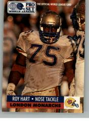 Roy Hart Football Cards 1991 Pro Set Wlaf Prices