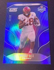 Breece Hall [Artist's Proof] #D5 Football Cards 2022 Panini Score NFL Draft Prices