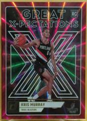 Kris Murray [Red Green] #23 Basketball Cards 2023 Panini Donruss Great X Pectations Prices