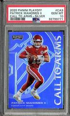 Patrick Mahomes II [Silver] #CA3 Football Cards 2020 Panini Playoff Call to Arms Prices