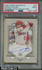 Shohei Ohtani #DCFA-SO Baseball Cards 2022 Topps Definitive Framed Autograph Collection Prices