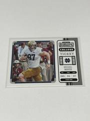 Michael Mayer #19 Football Cards 2023 Panini Chronicles Draft Picks Contenders College Ticket Prices