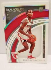 Bennedict Mathurin Basketball Cards 2022 Panini Immaculate Collection Collegiate Prices