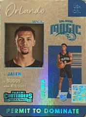 Jalen Suggs #5 Basketball Cards 2021 Panini Contenders Permit to Dominate Prices