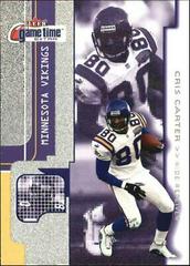 Cris Carter [Extra] #12 Football Cards 2001 Fleer Game Time Prices