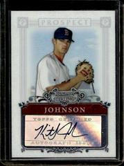 Kris Johnson [Autograph Refractor] #BSPKJ Baseball Cards 2006 Bowman Sterling Prospect Prices
