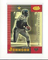 Pat Johnson [Mirror Red] Football Cards 1999 Leaf Certified Prices